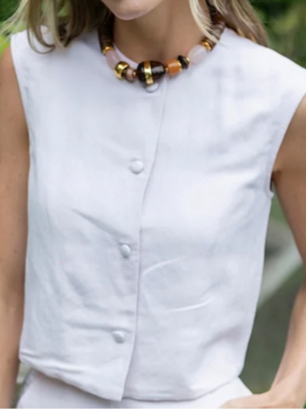 Julia Amory Blair Linen Top XS